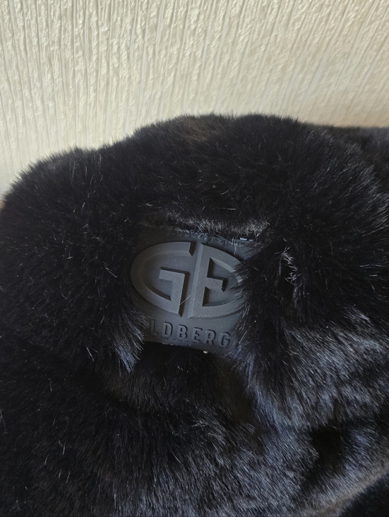 Goldbergh Cher fluffy aviator hat Black Goldbergh Beanie main image 10